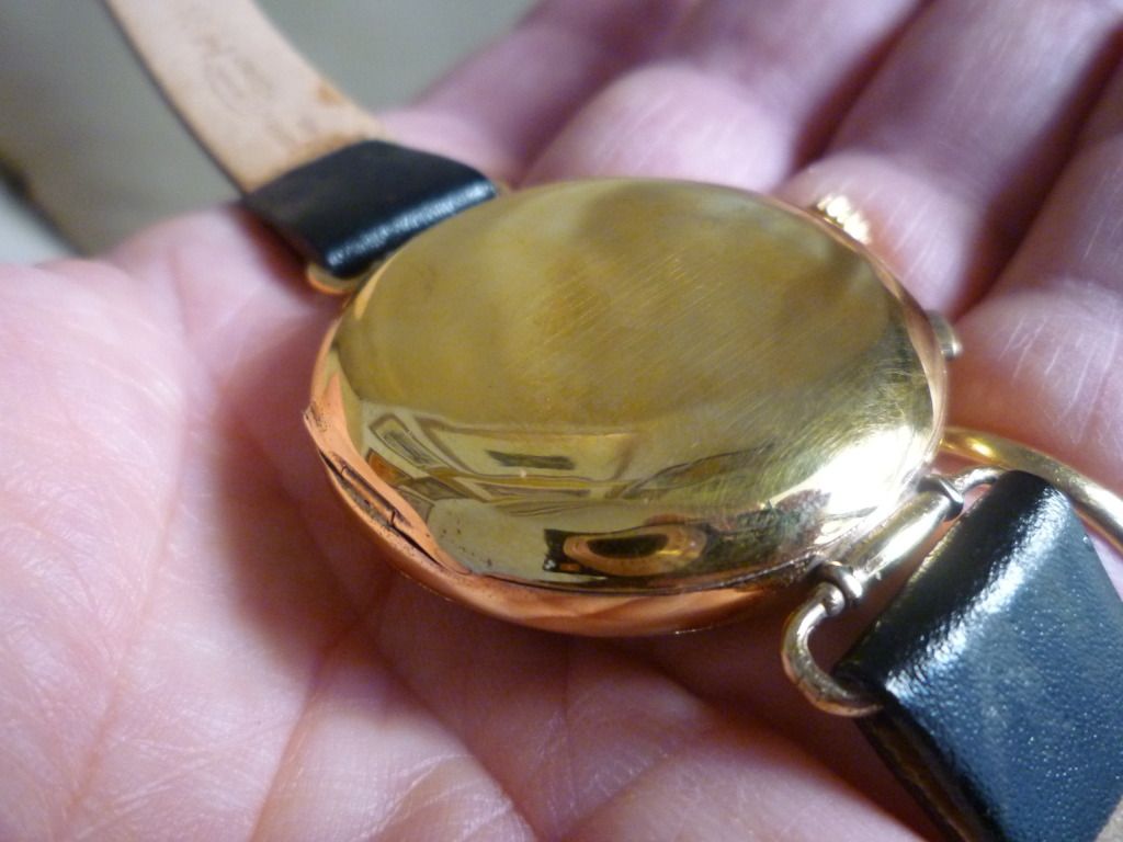 Can gold leaf be used on a worn gold plated/ rolled gold watch case